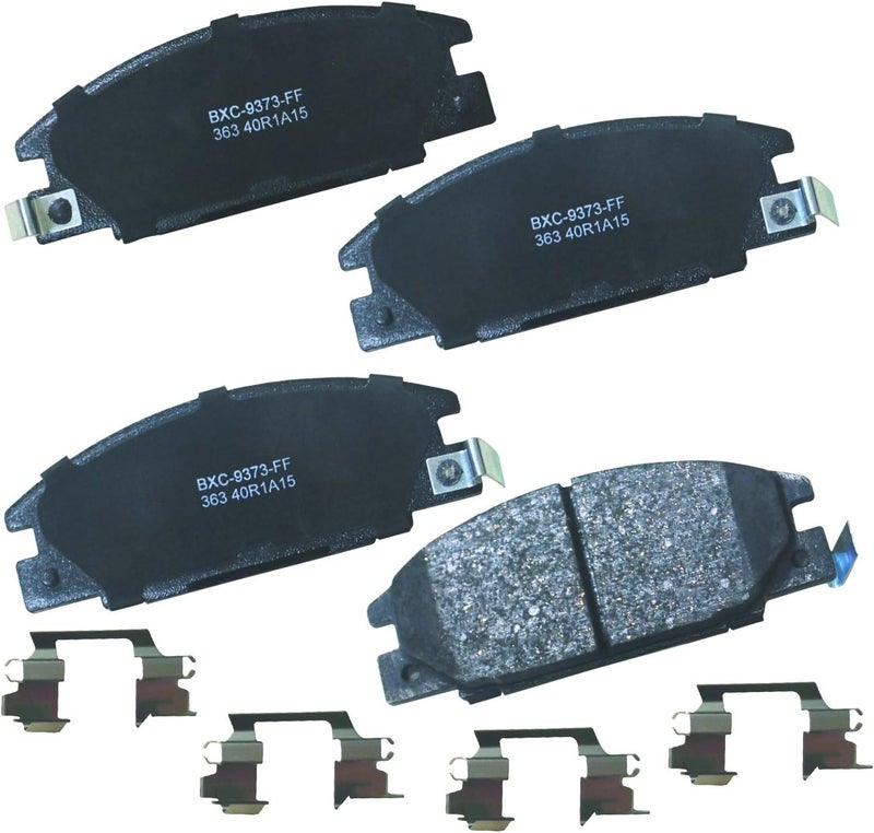 Bendix Premium SBC363 Ceramic Front Brake Pads for Chevrolet LUV 2005-1997, Honda Passport 1996-1994, Isuzu Amigo 1994-1989, Pickup 1995-1988, Rodeo 1995-1991, Trooper 1991-1987 - Image 1